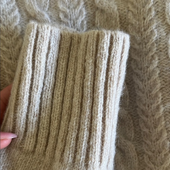 J. Crew Beige Cable Knit Sweater - Picture 4 of 7